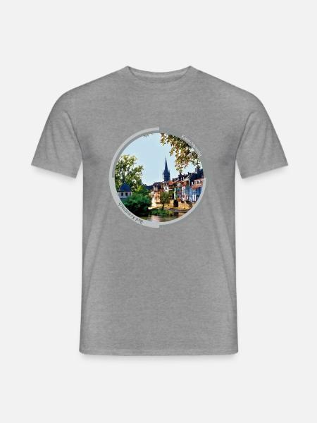 Bad Kreuznach: Klein-Venedig - Männer T-Shirt - Graphit meliert
