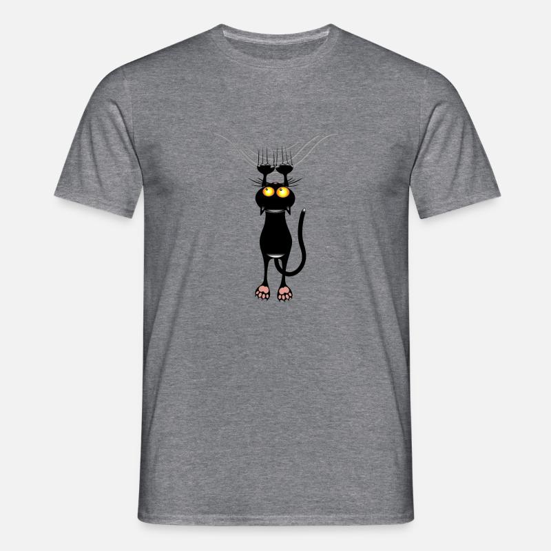 cat scratch - Men's T-Shirt - graphite heather
