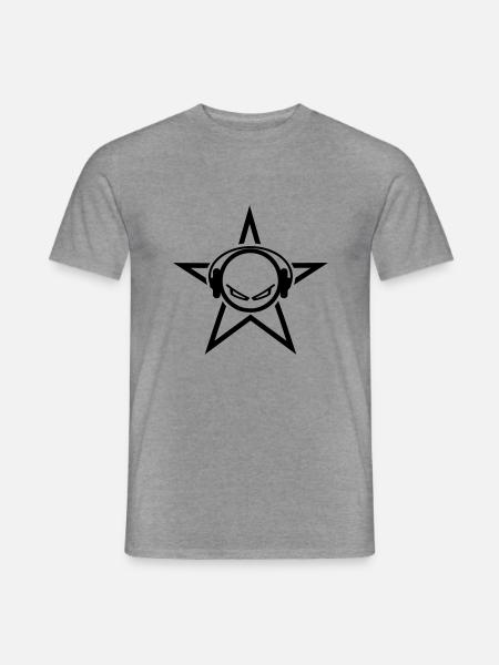 dj - Men's T-Shirt - graphite heather