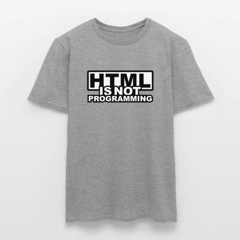 HTML est pas la programmation T-shirt homme