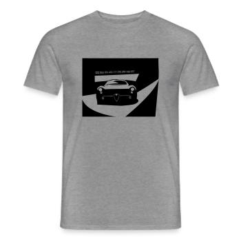 Alfa Car - Männer T-Shirt - Graphit meliert - Vorne - AI Model Male 178 light (178cm)