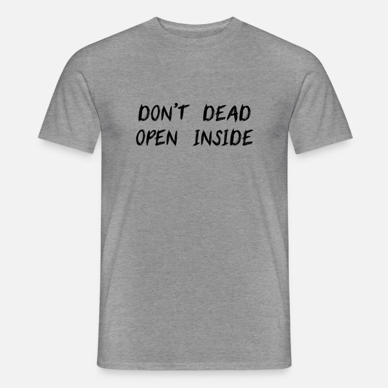 DONT OPEN DEAD INSIDE 2 - Men’s T-shirt - graphite heather