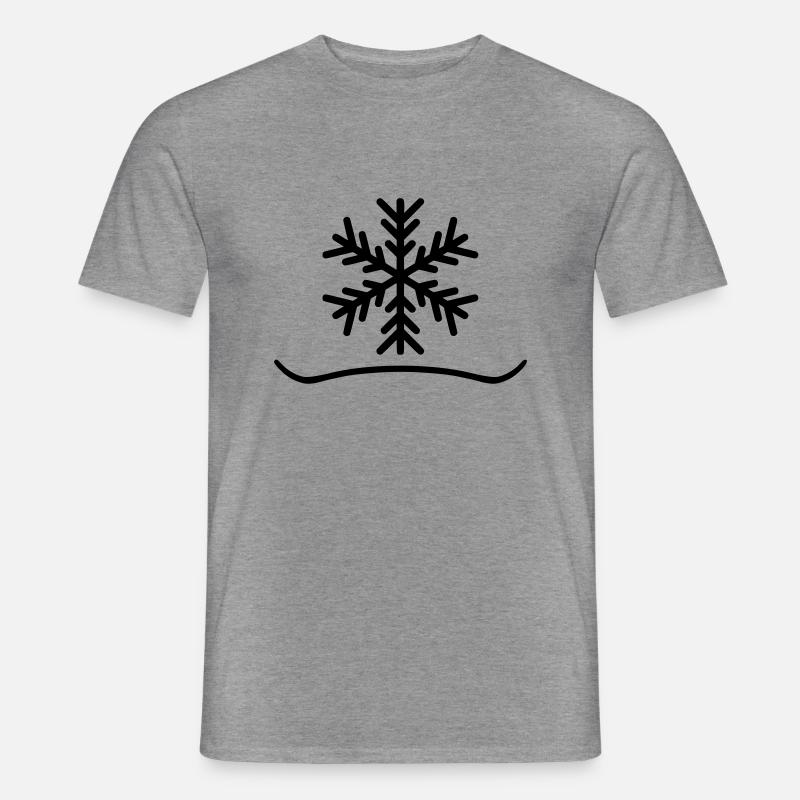 Snowboard Snow X Board - Männer T-Shirt - Graphit meliert