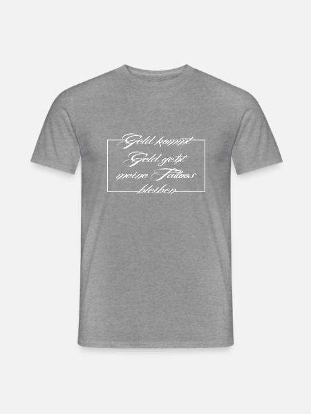 Tattoo Spruch, tattoo - Männer T-Shirt - Graphit meliert