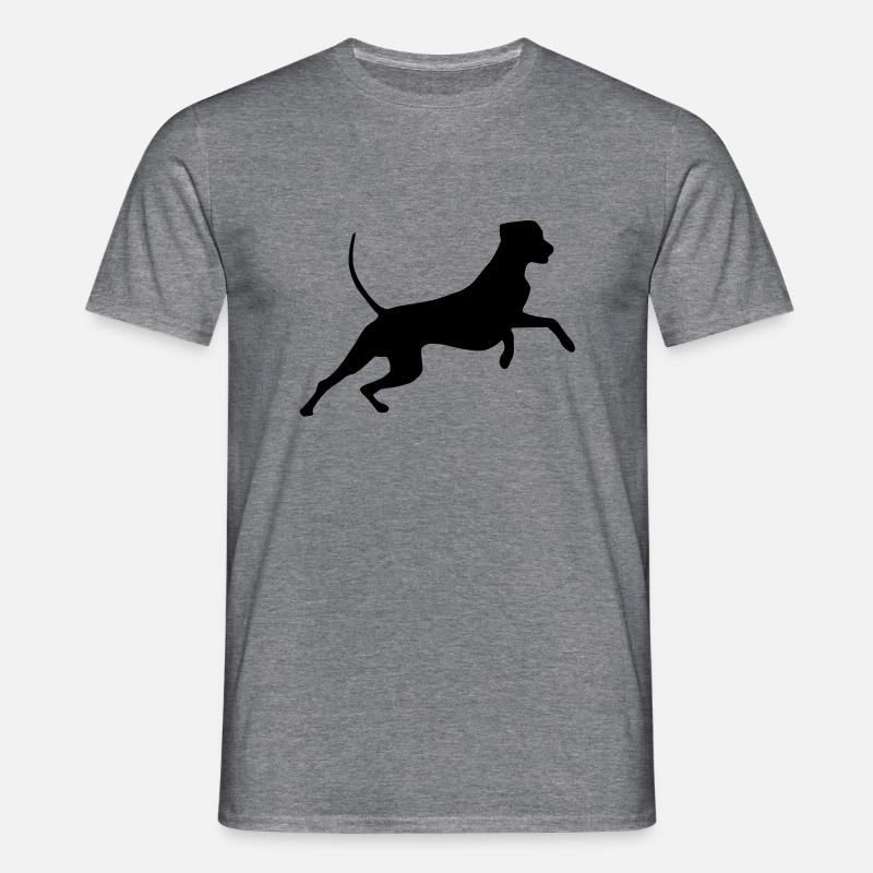 rhodesian_ridgeback_cb - T-shirt Homme - graphite chiné