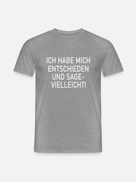 Fun Spaß Lustige - Männer T-Shirt - Graphit meliert