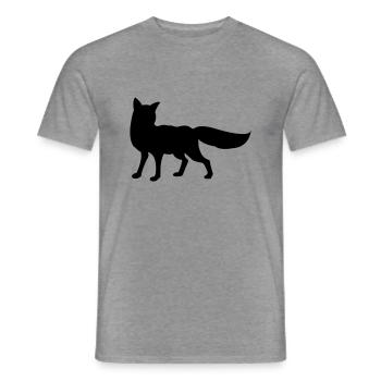 fuchs - T-shirt homme - graphite chiné - Devant - AI Model Male 178 light (178cm)
