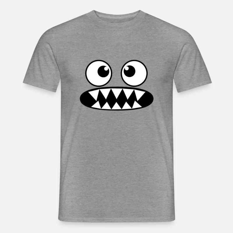 Nom Nom - Männer T-Shirt - Graphit meliert