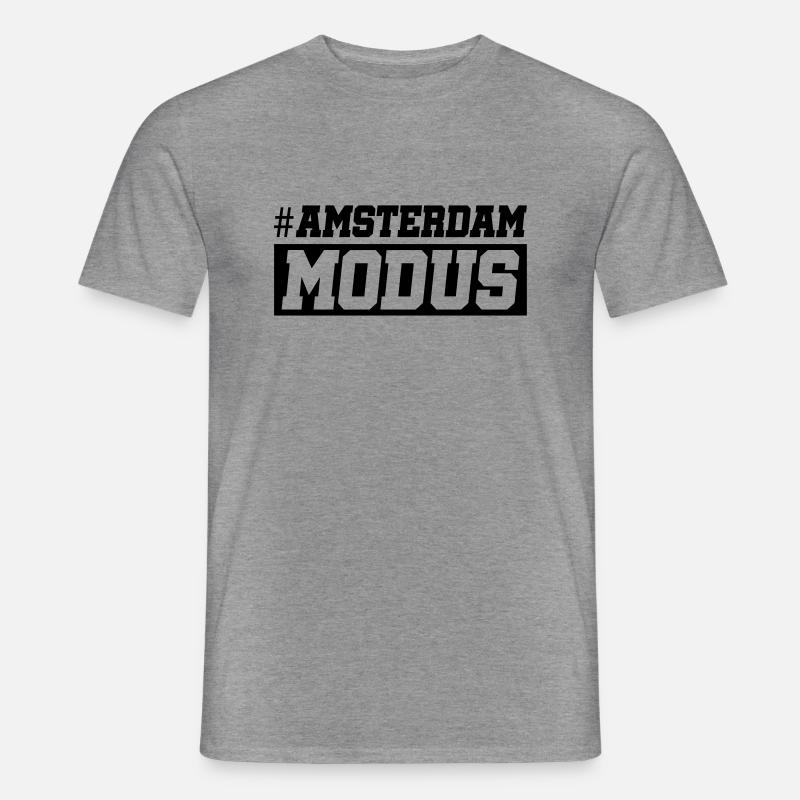 amsterdam modus design - Männer T-Shirt - Graphit meliert