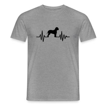 Lagotto Romagnolo - T-shirt homme - graphite chiné - Devant - AI Model Male 178 light (178cm)
