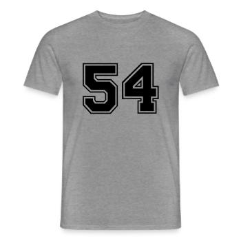 54 - Men's T-Shirt - graphite heather - Front - AI Model Male 178 light (178cm)