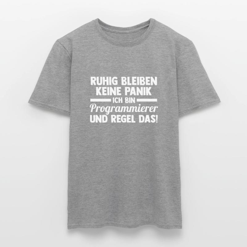 Programmieren Entwickler Coder Programmierer Männer T-Shirt