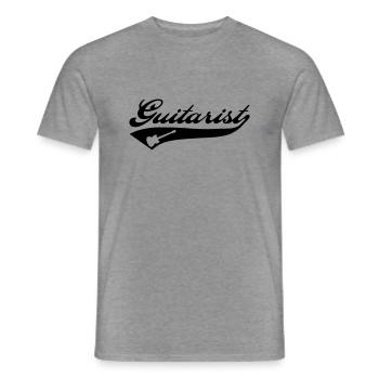 Guitarist - T-shirt homme - graphite chiné - Devant - AI Model Male 178 light (178cm)