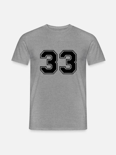 33 - Men's T-Shirt - graphite heather