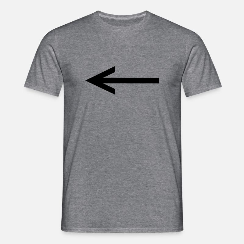 arrow - Men's T-Shirt - graphite heather