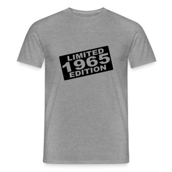 year 1965 limited edition - Men's T-Shirt - graphite heather - Front - AI Model Male 178 light (178cm)