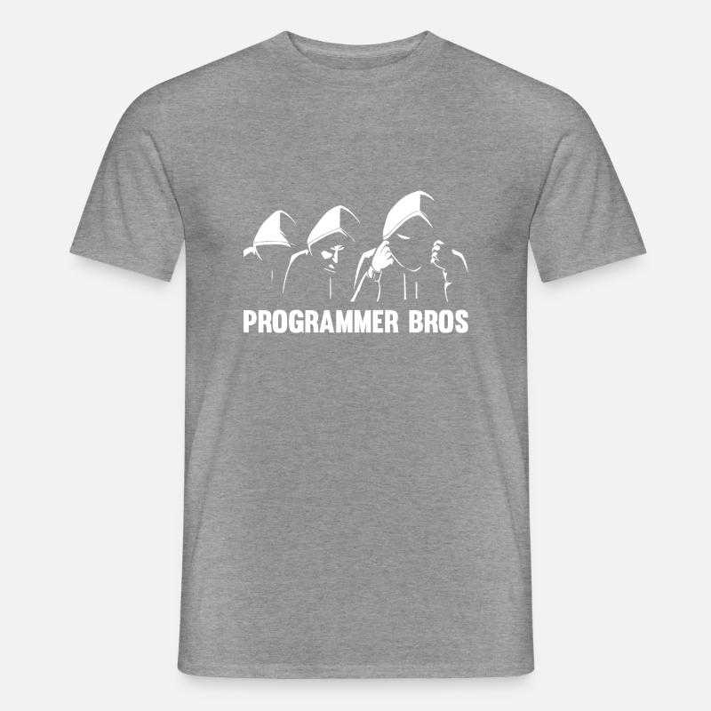 Programmierer Coder Software Entwickler - Männer T-Shirt - Graphit meliert