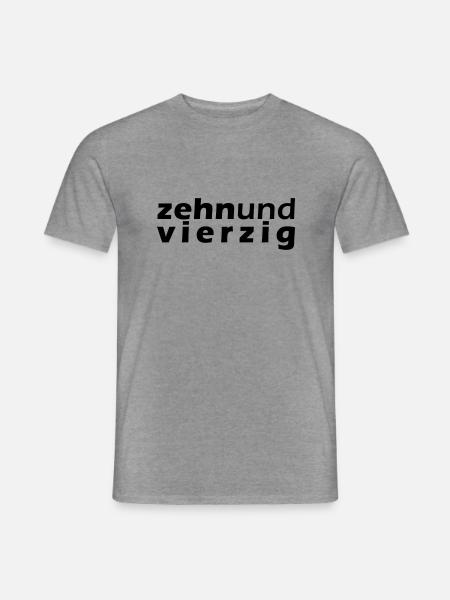 50er Geburtstag Shirt - Männer T-Shirt - Graphit meliert