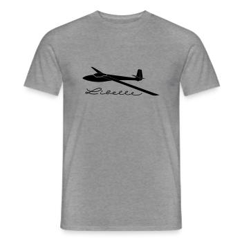 Standard Libelle ohne Winglets - Men's T-Shirt - graphite heather - Front - AI Model Male 178 light (178cm)