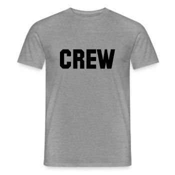 crew - T-shirt homme - graphite chiné - Devant - AI Model Male 178 light (178cm)