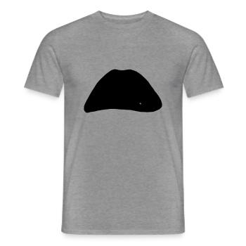 LIPS - Rocky horror picture show - Männer T-Shirt - Graphit meliert - Vorne - AI Model Male 178 light (178cm)