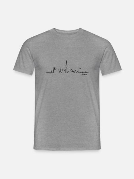 ...citybeat München - Männer T-Shirt - Graphit meliert