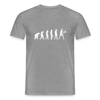 Tennis Club Tennis Player Tennis Tennis Lovers - Men's T-Shirt - graphite heather - Front - AI Model Male 178 light (178cm)