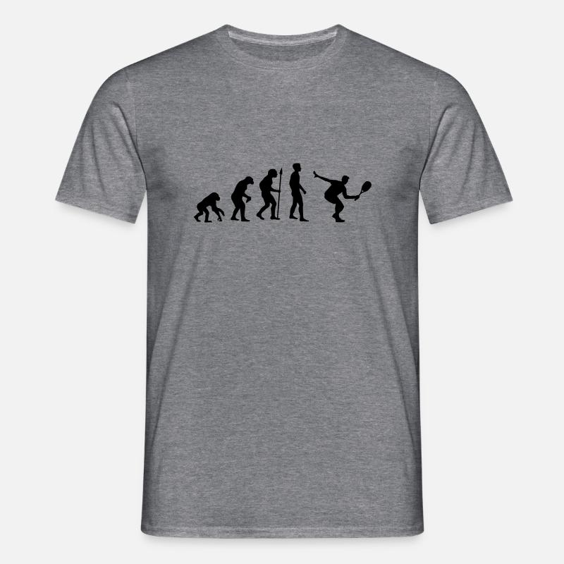 squash__evolution____f1 - Männer T-Shirt - Graphit meliert