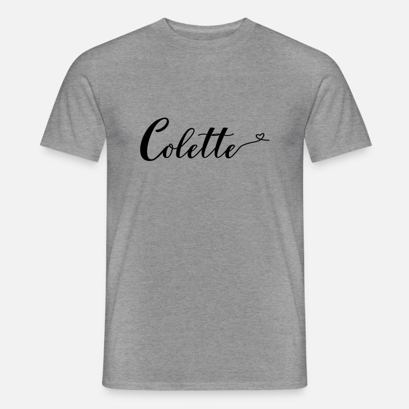 colette - Männer T-Shirt - Graphit meliert