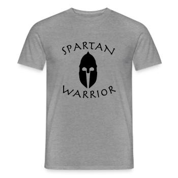 spartan warrior - Männer T-Shirt - Graphit meliert - Vorne - AI Model Male 178 light (178cm)
