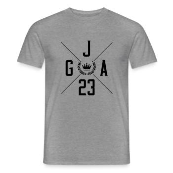 Jga 2023 enterrement de vie de jeune fille - T-shirt homme - graphite chiné - Devant - AI Model Male 178 light (178cm)