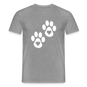 Hund Chien - T-shirt homme - graphite chiné - Devant - AI Model Male 178 light (178cm)