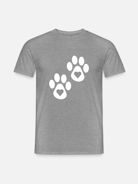 Hund Dog - Männer T-Shirt - Graphit meliert