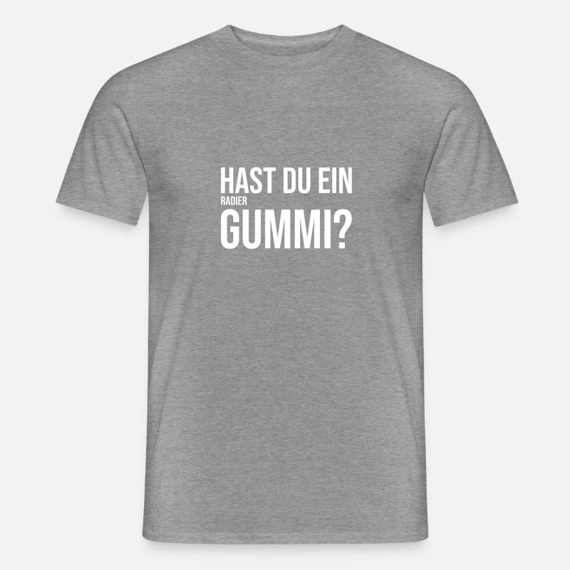 Witziger Kondomwitz - Männer T-Shirt - Graphit meliert