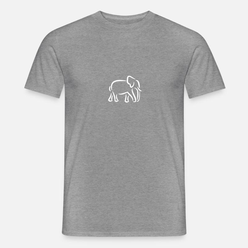 White elephant - Men’s T-shirt - graphite heather