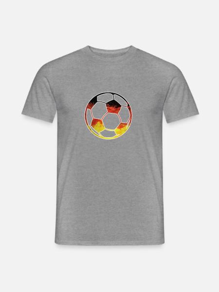 Deutschland WM EM Weltmeister Fussballmannschaft - Männer T-Shirt - Graphit meliert