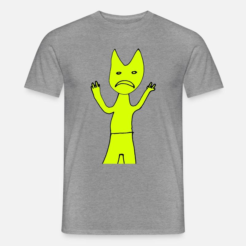 trash boy - Männer T-Shirt - Graphit meliert
