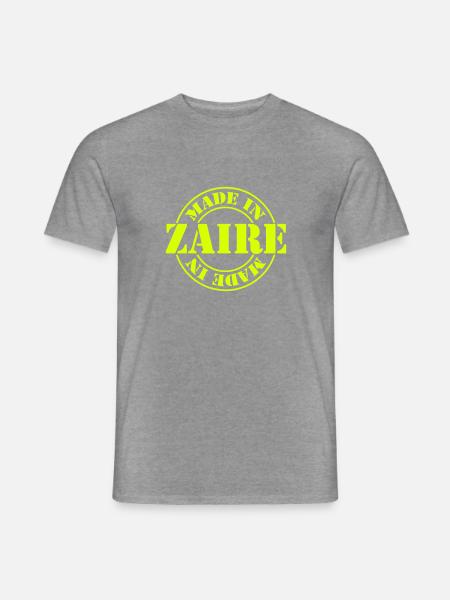 made in zaire m1k2 - Männer T-Shirt - Graphit meliert