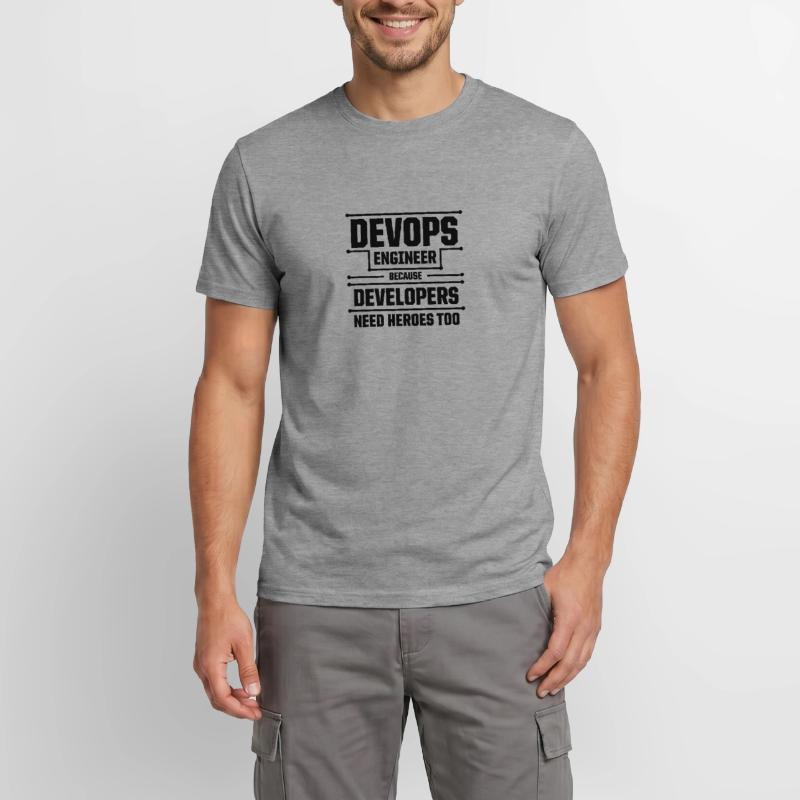 Sys-Admin Developer Devops Engineer Men's T-Shirt