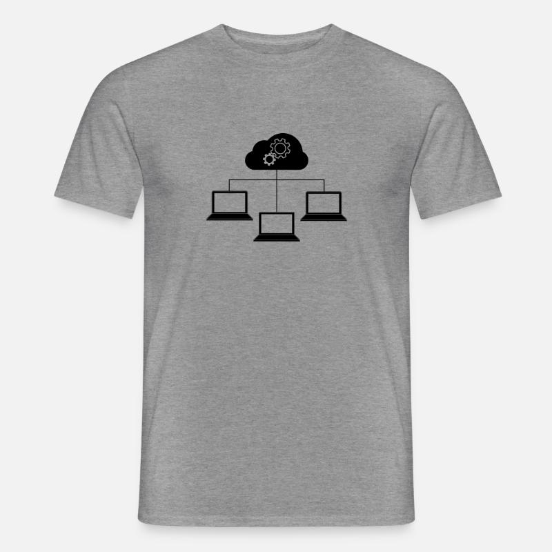 Network Engineer Network Technology - Men’s T-shirt - graphite heather