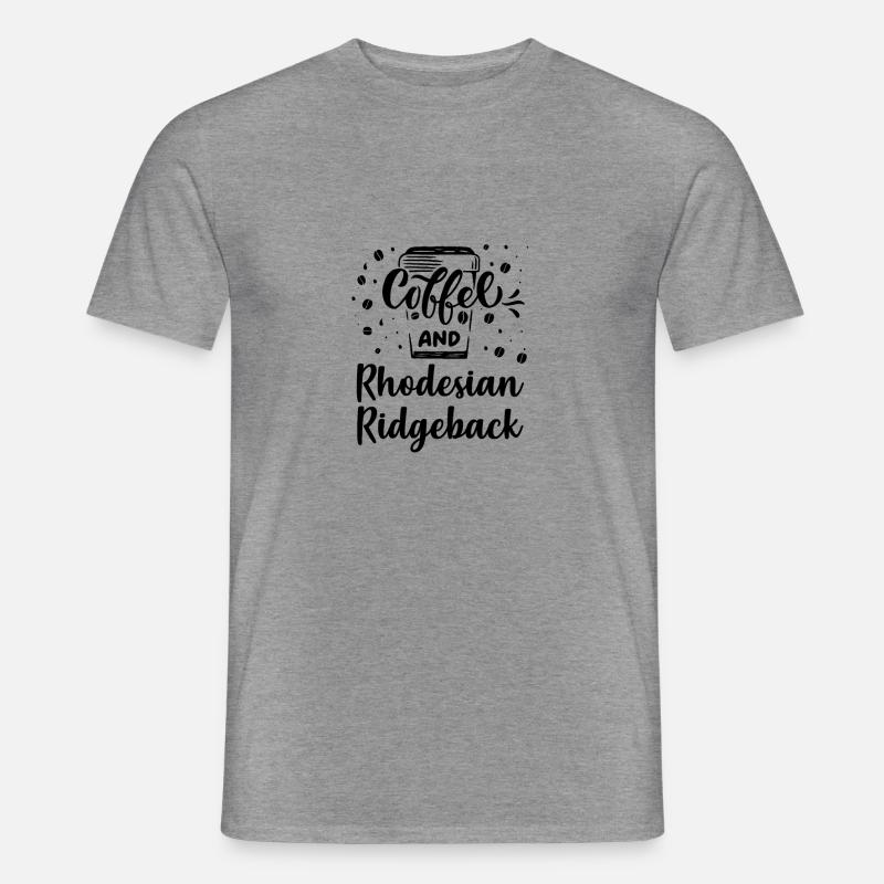 Rhodesian Ridgeback - Männer T-Shirt - Graphit meliert