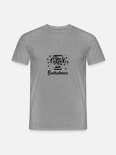 Broholmer - Männer T-Shirt - Graphit meliert
