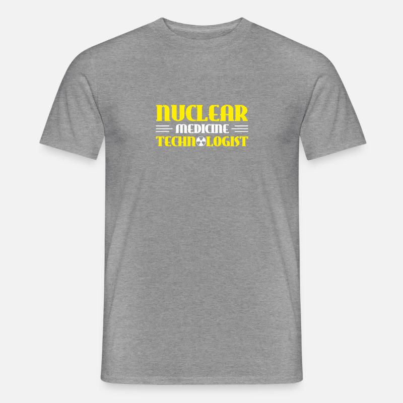 Nuc Med Tech Nuklearmedizinischer Technologe - Männer T-Shirt - Graphit meliert