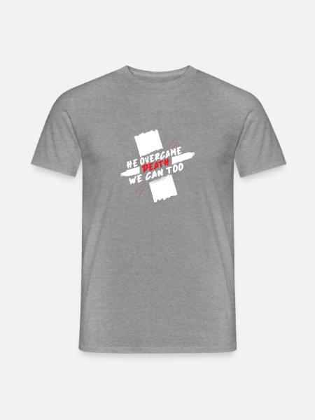 Christ Christentum Tod - Männer T-Shirt - Graphit meliert