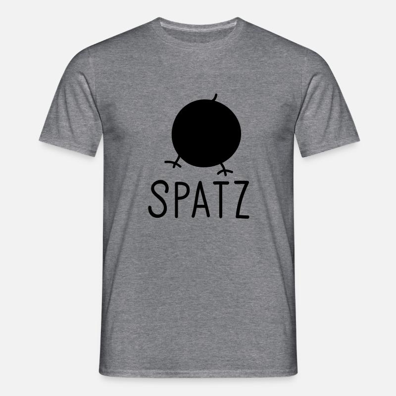 Spatz - Männer T-Shirt - Graphit meliert