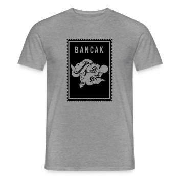Bancak - Wayang - Männer T-Shirt - Graphit meliert - Vorne - AI Model Male 178 light (178cm)