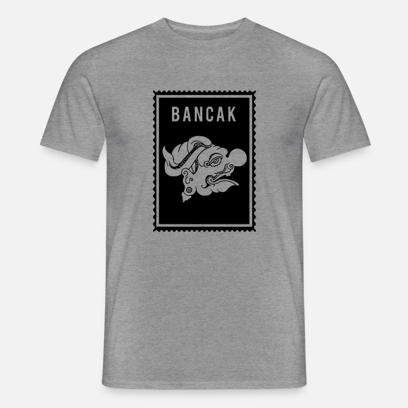 Bancak - Wayang - Männer T-Shirt - Graphit meliert