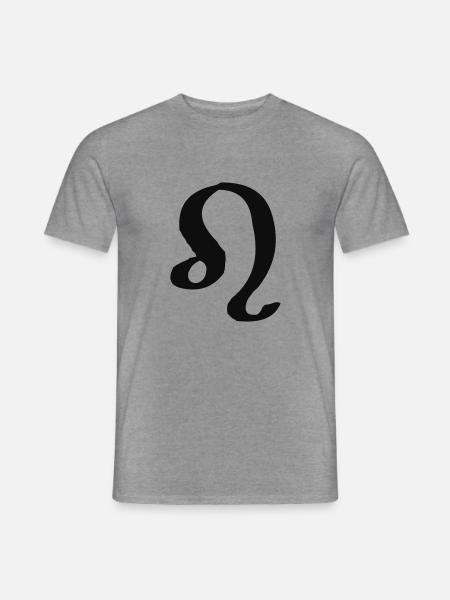 loewe astrozeichnen - Männer T-Shirt - Graphit meliert