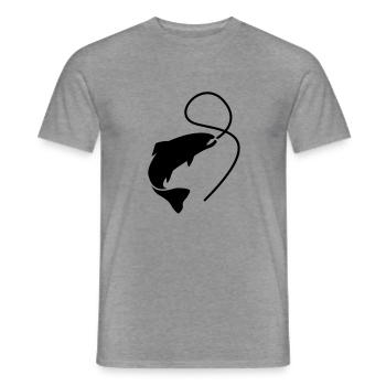 fish_1__f1 - T-shirt homme - graphite chiné - Devant - AI Model Male 178 light (178cm)