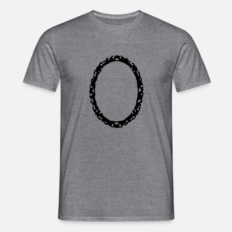 frame1_vec_1de - Männer T-Shirt - Graphit meliert
